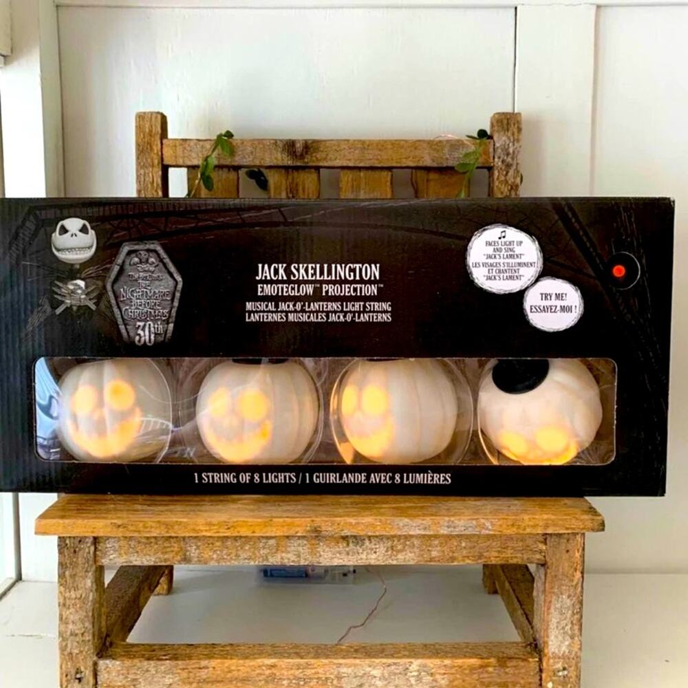 ♡ NEW DISNEY JACK SKELLINGTON NIGHTMARE BEFORE CHRISTMAS LIGHTS